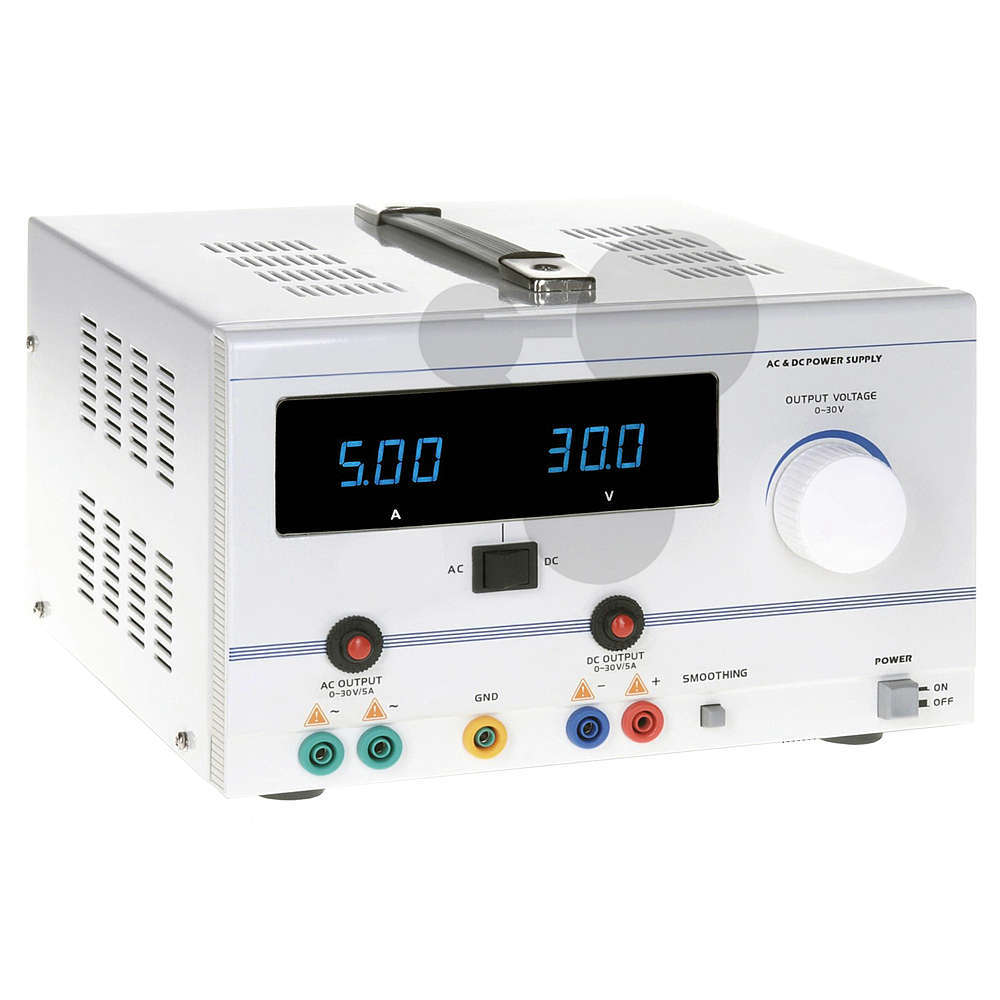 Zasilacz laboratoryjny 0-30V AC/DC 5A