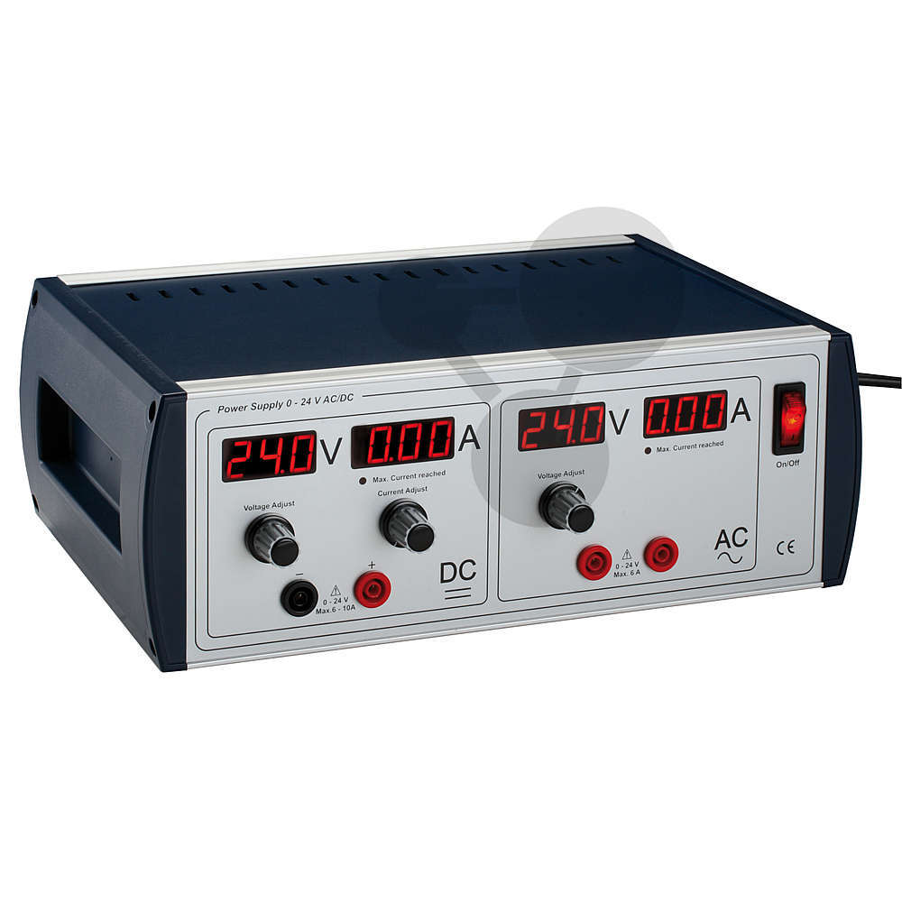 Zasilacz 0-24V / 10A DC, 0-24V / 6A AC
