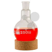 Kolba okrągłodenna z jedną szyją, NS 19/26, Boro 3.3, 250 ml