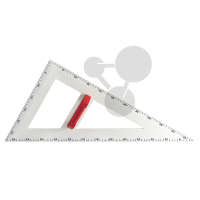 Ekierka 60 cm, 90-60-30°