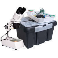 Zestaw walizkowy do mikroskopowania w terenie z mikroskopem stereoskopowym AD-LED 40
