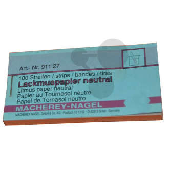 Papierek lakmusowy neutralny, 100 szt.