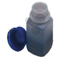 Butelka z białą szyjką, przezroczysta, 250 ml